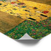 Gustav Klimt - The Kiss (El Beso, Le Baiser) Poster (Hoek)