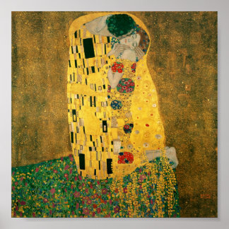 Gustav Klimt - The Kiss (El Beso, Le Baiser) Poster