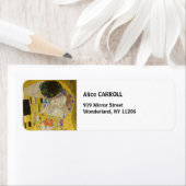 Gustav Klimt - The Kiss Etiket (Insitu)