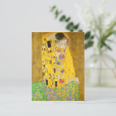 Gustav Klimt The Kiss Fine Art Briefkaart (Staand voorkant)