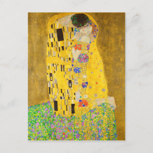 Gustav Klimt The Kiss Fine Art Briefkaart