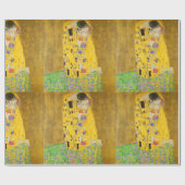 Gustav Klimt The Kiss Fine Art Cadeaupapier (Vlak)