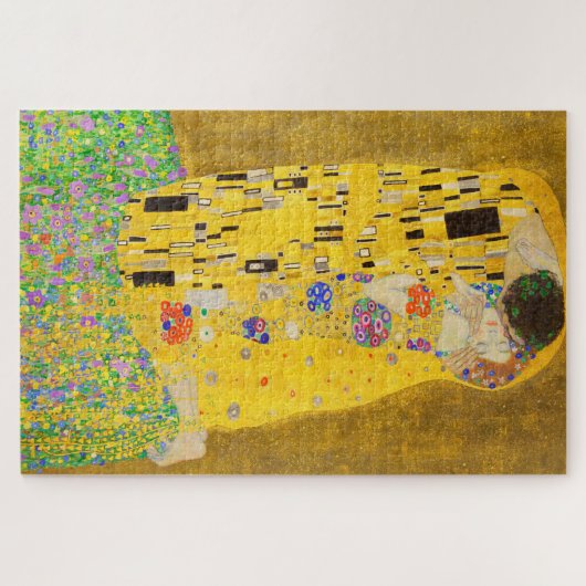 Gustav Klimt The Kiss Fine Art Legpuzzel (Horizontaal)