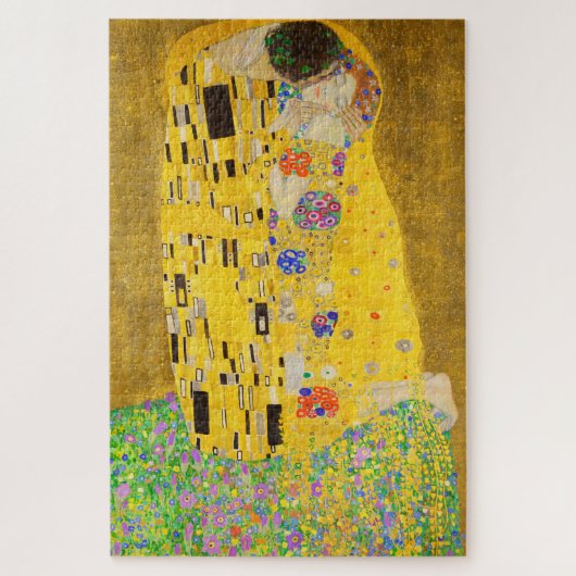 Gustav Klimt The Kiss Fine Art Legpuzzel (Verticaal)