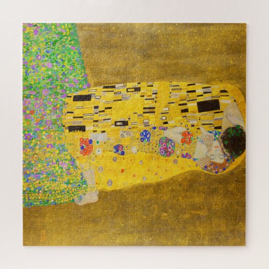 Gustav Klimt The Kiss Fine Art Legpuzzel (Horizontaal)