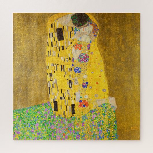 Gustav Klimt The Kiss Fine Art Legpuzzel (Verticaal)