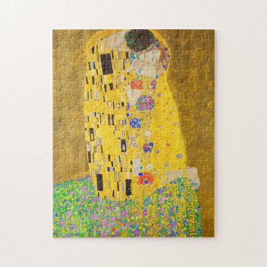 Gustav Klimt The Kiss Fine Art Legpuzzel (Verticaal)