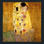 Gustav Klimt The Kiss Fine Art Poster<br><div class="desc">Dit mooie kunst poster heeft het schilderij "De kus" erop van Gustav Klimt.</div>