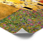 Gustav Klimt The Kiss Fine Art Poster (Hoek)