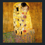 Gustav Klimt The Kiss Fine Art Poster<br><div class="desc">Dit mooie kunst poster heeft het schilderij "De kus" erop van Gustav Klimt.</div>
