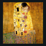 Gustav Klimt The Kiss Fine Art Poster<br><div class="desc">Dit mooie kunst poster heeft het schilderij "De kus" erop van Gustav Klimt.</div>