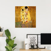 Gustav Klimt The Kiss Fine Art Poster (Thuiskantoor)