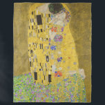 Gustav Klimt - The Kiss Fleece Deken<br><div class="desc">The Kiss / Der Kuss - Gustav Klimt in 1907-1908</div>