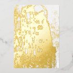 Gustav Klimt - The Kiss Folie Feestdagenkaart<br><div class="desc">The Kiss / Der Kuss - Gustav Klimt in 1907-1908</div>