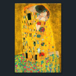 Gustav Klimt The Kiss Foto Afdruk<br><div class="desc">Foto van Gustav Klimt's olieverf met goudblad The Kiss (1908). Een man en een vrouw,  met briljante gouden kleuren,  omarmen en kussen op een bloesem. Een groot geschenk voor fans van Art Nouveau en Oostenrijkse kunst.</div>