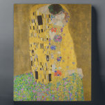 Gustav Klimt "The Kiss" Fotoplaat<br><div class="desc">Gustav Klimt's meesterwerk: "De kus". "De Kus", gemaakt door de Oostenrijkse schilder Gustav Klimt. Het wordt beschouwd als zijn beroemdste werk. Hij schilderde het tussen de jaren 1907 en 1908, het hoogtepunt van zijn "Golden Period", toen hij een aantal werken schilderde met gouden bladeren. Oostenrijk beschouwt "De Kus" als een...</div>