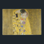 Gustav Klimt - The Kiss Gelamineerde Placemat<br><div class="desc">The Kiss / Der Kuss - Gustav Klimt in 1907-1908</div>