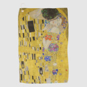 Gustav Klimt - The Kiss Golfhanddoek (Voorkant)