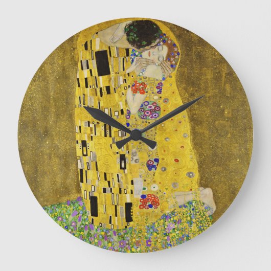 Gustav Klimt - The Kiss Grote Klok (Voorkant)