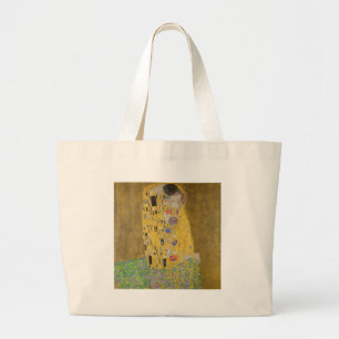 Gustav Klimt "The Kiss" Grote Tote Bag