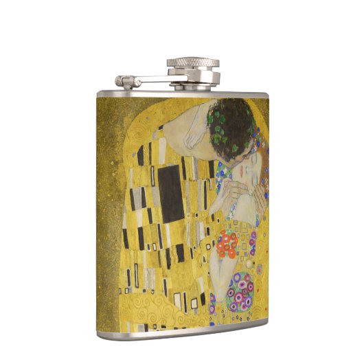 Gustav Klimt - The Kiss Heupfles (Rechts)