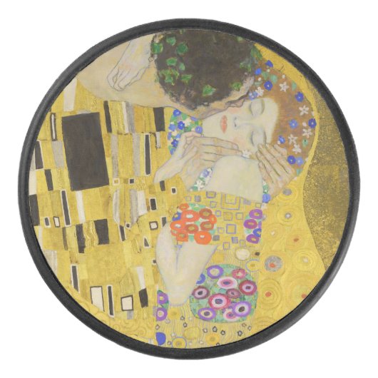 Gustav Klimt - The Kiss Hockey Puck (Voorkant)