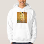 Gustav Klimt The Kiss Hoodie<br><div class="desc">Gustav Klimt The Kiss hoodie. Schilder van kunststofolie op doek van 1907-1908. De Kus is het bekendste schilderij van Gustav Klimt,  een prachtig werk dat de hoogte van zijn gouden periode weergeeft. Een perfect cadeau voor liefhebbers van het Oostenrijkse symboliek,  Gustav Klimt,  en mooie kunst.</div>