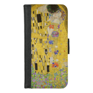 Gustav Klimt - The Kiss iPhone 8/7 Portemonnee Hoesje