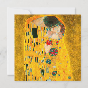 Gustav Klimt The Kiss Kaart