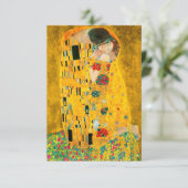 Gustav Klimt The Kiss Kaart (Staand voorkant)
