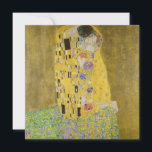 Gustav Klimt - The Kiss Kaart<br><div class="desc">The Kiss / Der Kuss - Gustav Klimt in 1907-1908</div>