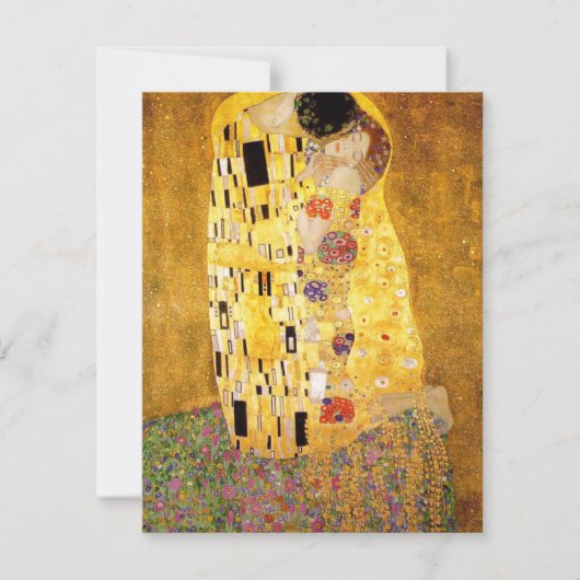 Gustav Klimt The Kiss Kaart (Voorkant)