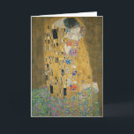 Gustav Klimt - The Kiss Kaart<br><div class="desc">Bekend schilderij van Gustav Klimt. De Kus is een van de grootste romantische schilderijen en een groot geschenk voor Valentijnsdag en andere romantische gelegenheden. Verbazingwekkend meesterwerk en geweldig werk van Gustav Klimt.</div>