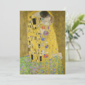 Gustav Klimt - The Kiss Kaart (Staand voorkant)