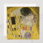 Gustav Klimt - The Kiss Kaart (Voorkant / Achterkant)