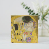 Gustav Klimt - The Kiss Kaart (Staand voorkant)