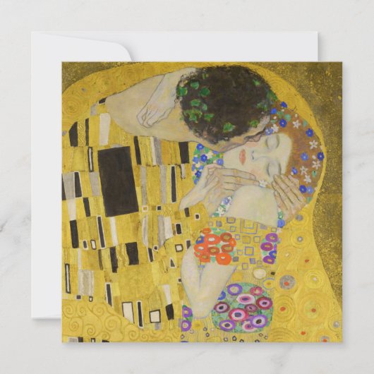 Gustav Klimt - The Kiss Kaart (Voorkant)