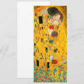 Gustav Klimt The Kiss Kaart (Voorkant / Achterkant)