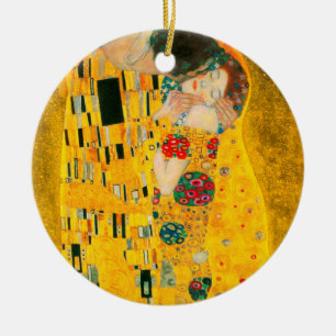 Gustav Klimt The Kiss Keramisch Ornament