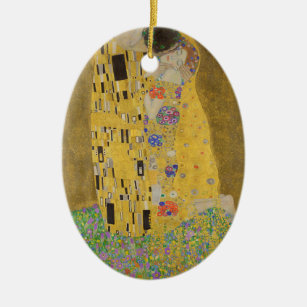 Gustav Klimt "The Kiss" Keramisch Ornament
