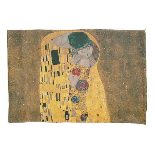Gustav Klimt ,“ The Kiss ” Kussensloop (Voorkant)