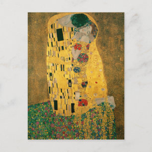 Gustav Klimt The Kiss (Lovers) GalleryHD  Briefkaart