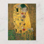 Gustav Klimt The Kiss (Lovers) GalleryHD   Briefkaart<br><div class="desc">Gustav Klimt. De Kus (Lovers). c. 1908. Olie en goudblad op doek. Origineel kunstmeesterwerk van de beroemde Oostenrijkse kunstenaar Gustav Klimt.</div>