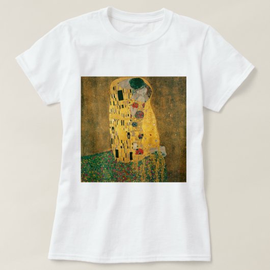 Gustav Klimt The Kiss (Lovers) GalleryHD  T-shirt (Design voorkant)