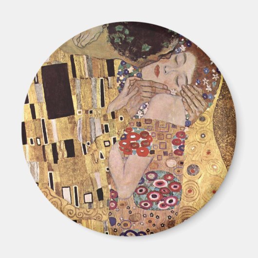 Gustav Klimt ~ the Kiss Magneet (Voorkant)