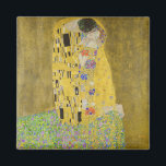 Gustav Klimt - The Kiss Magneet<br><div class="desc">The Kiss / Der Kuss - Gustav Klimt in 1907-1908</div>