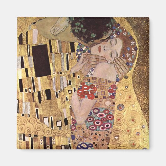 Gustav Klimt ~ the Kiss Magneet (Voorkant)