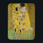 Gustav Klimt - The Kiss Magneet<br><div class="desc">The Kiss / Der Kuss - Gustav Klimt in 1907-1908</div>