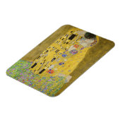 Gustav Klimt - The Kiss Magneet (Linkerzijde)