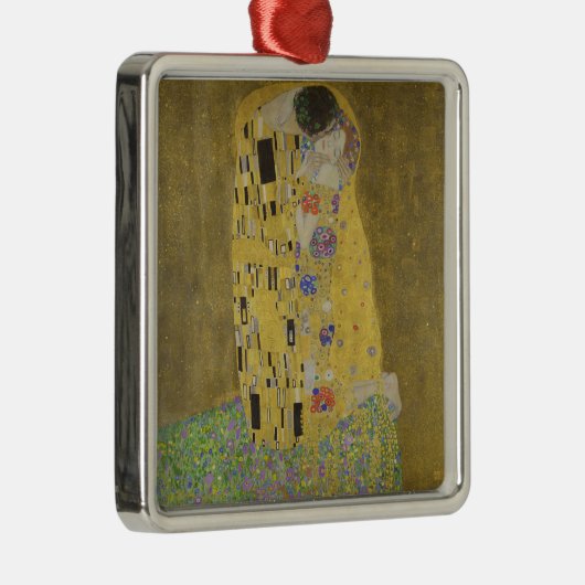 Gustav Klimt "The Kiss" Metalen Ornament (Rechts)